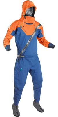 2026 Palm Herre Fuse Adventure Kajak Drysuit 12788 - Navy / Mandarin
